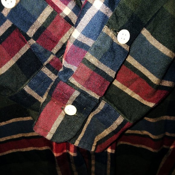 Ralph Lauren Long Sleeve Button Down Plaid Sz M - Picture 4 of 8